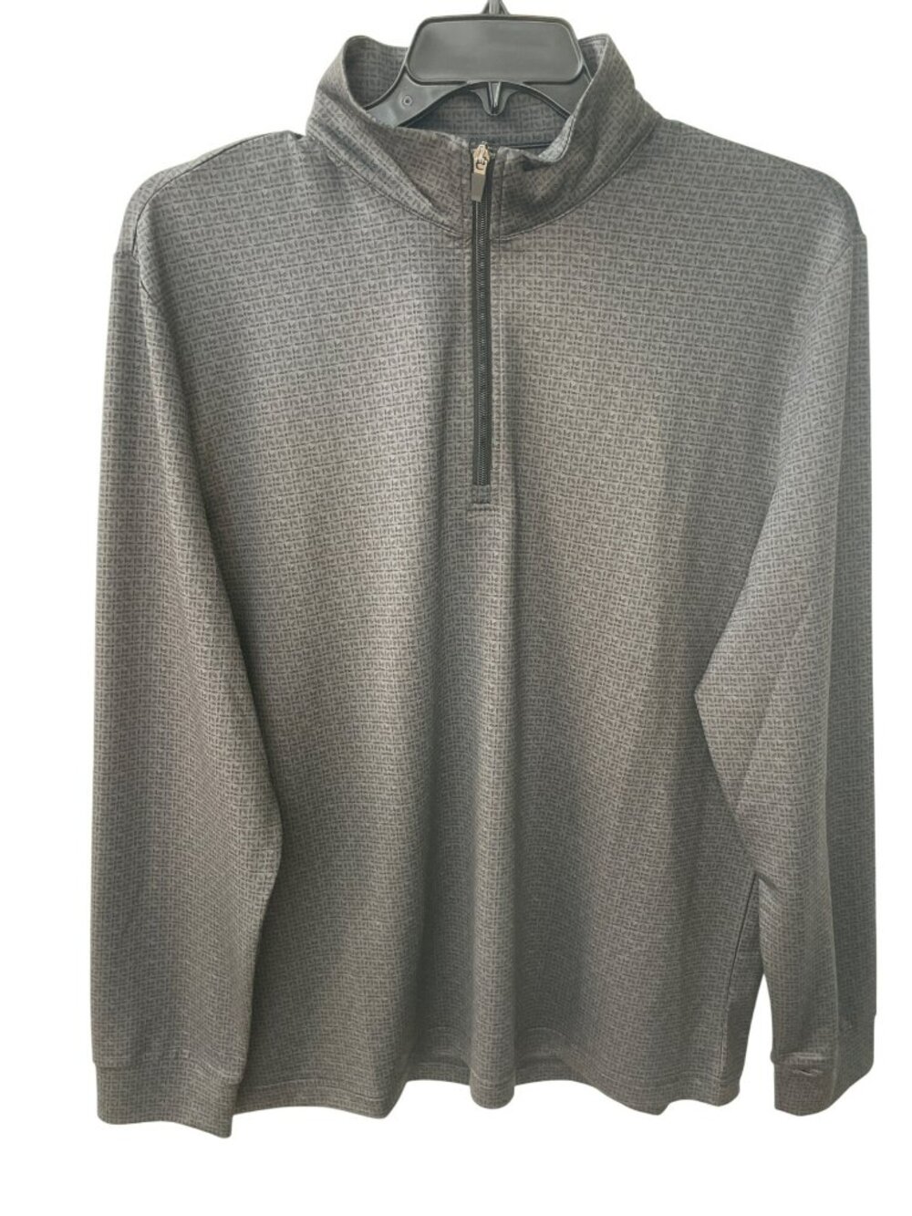 PGA Tour 1/4 Zip Pullover Long Sleeve Gray Golf Jacket Men's Size L MSRP$80 NWT